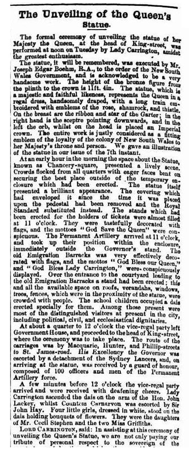 queen victoria statue 1888 1